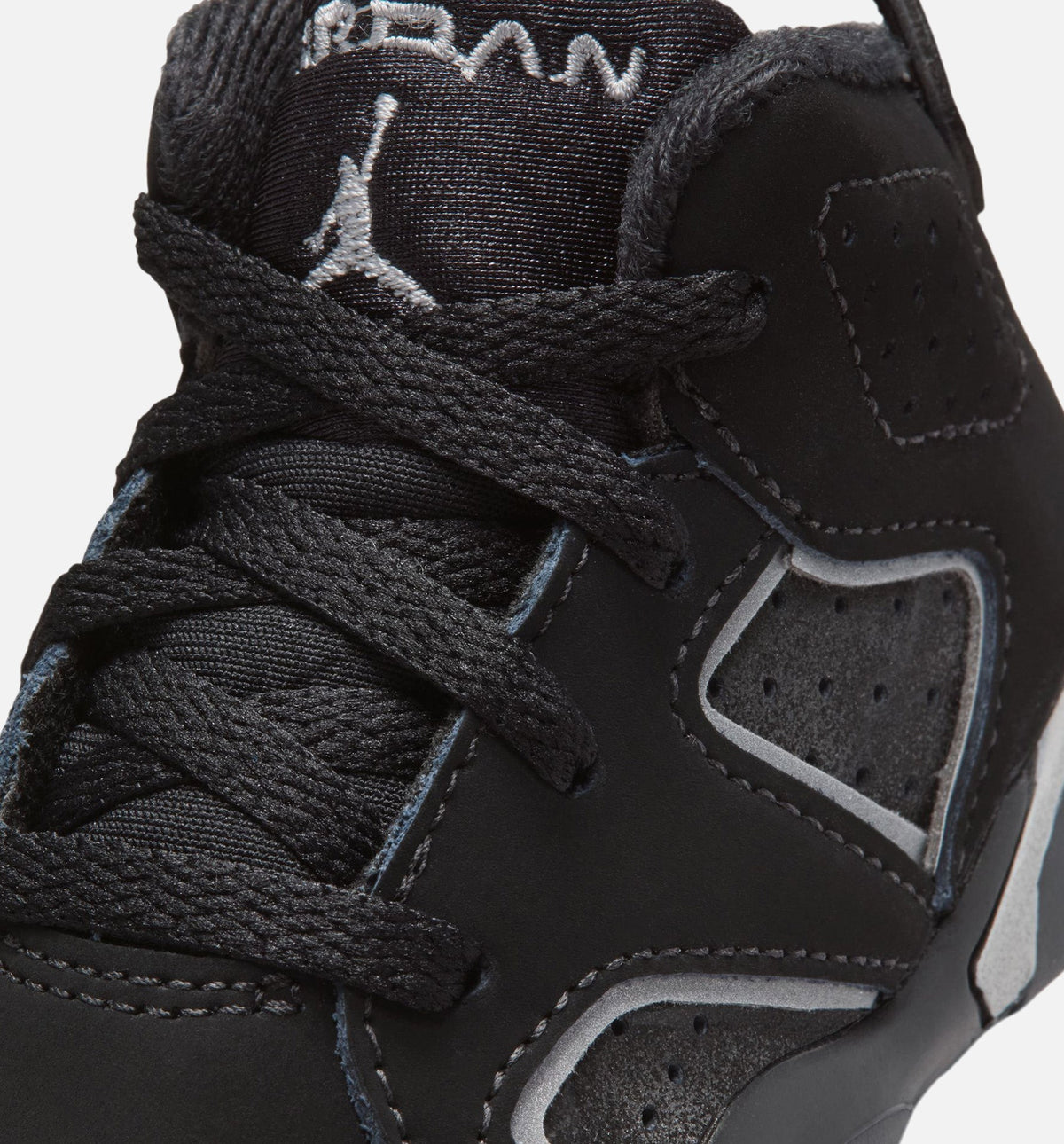 Air Jordan 6 Cap & Gown Infant & Toddler Shoes - Black/Reflective Silver