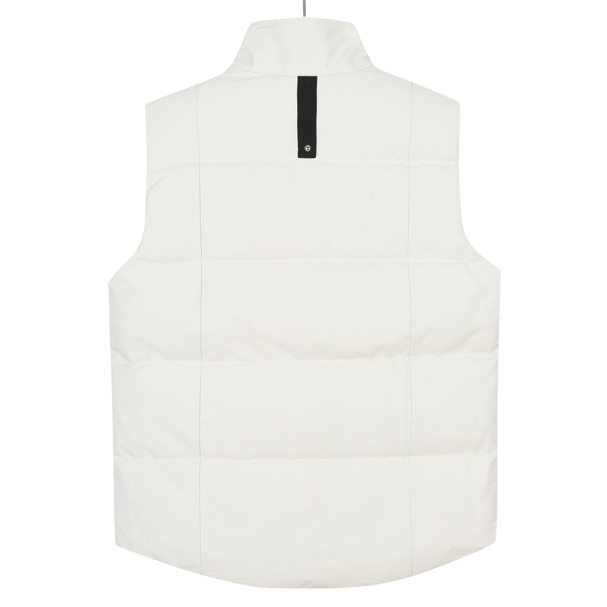 Moose Knuckles White Stud Detail Stand Collar Puffer Vest