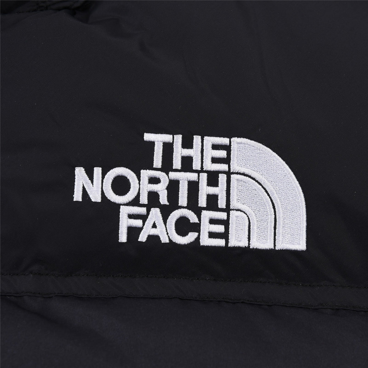 The North Face Black and White Cloud Print Quilted Puffer Jacket