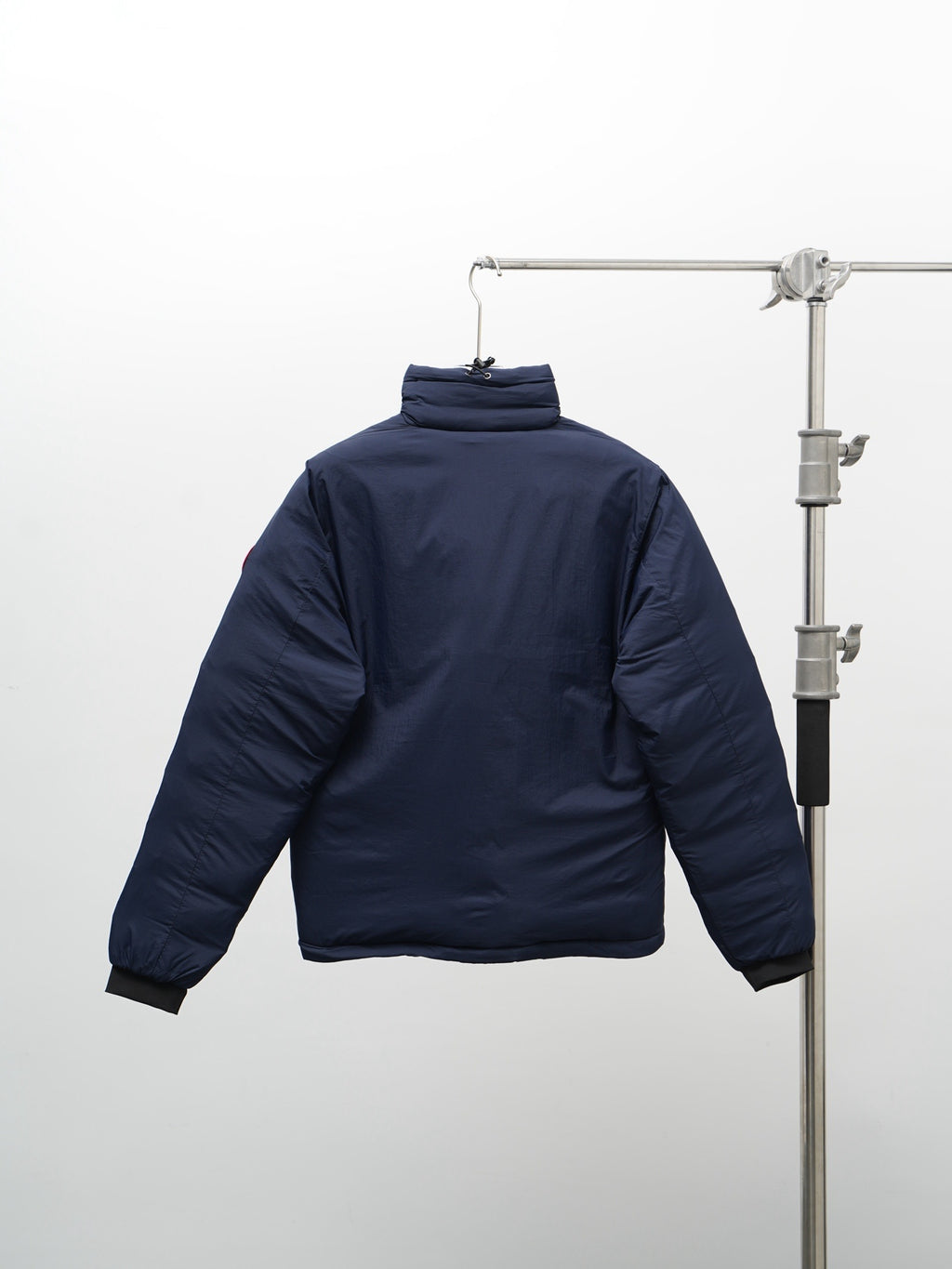 Canada Goose Navy Blue Stand Collar Quilted Puffer Jacket