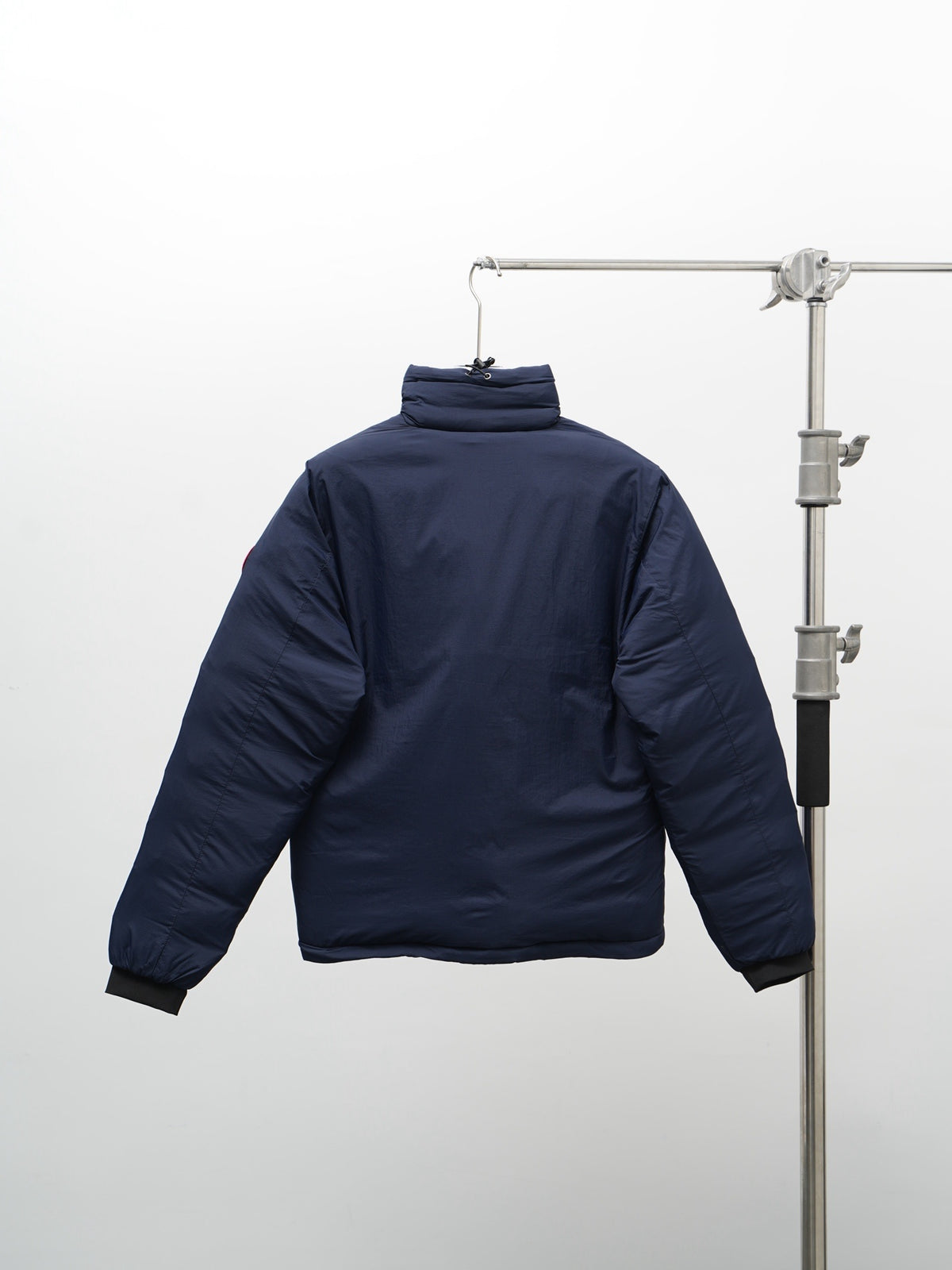 Canada Goose Navy Blue Stand Collar Quilted Puffer Jacket