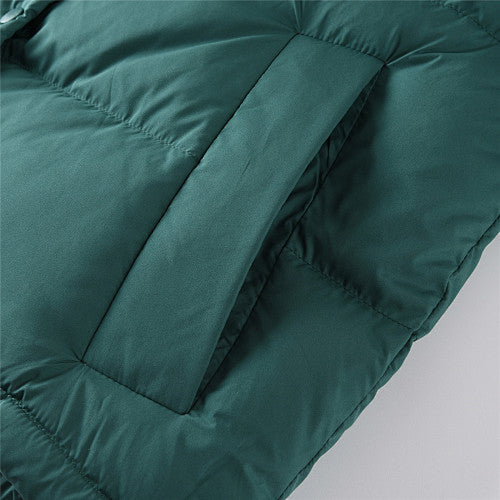 Lululemon Deep Teal Green Hooded Quilted Puffer Jacket