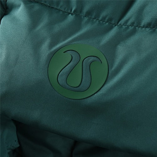 Lululemon Deep Teal Green Hooded Quilted Puffer Jacket