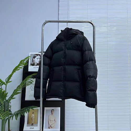 The North Face Black Hooded Quilted Puffer Jacket