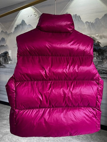 Canada Goose Fuchsia Pink Glossy Quilted Puffer Vest