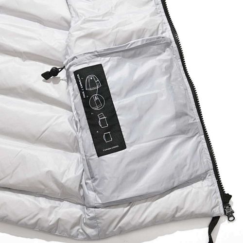 Canada Goose Silver Gray Packable Quilted Puffer Vest
