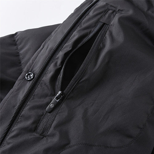 Lululemon Black Cropped Hooded Quilted Puffer Jacket