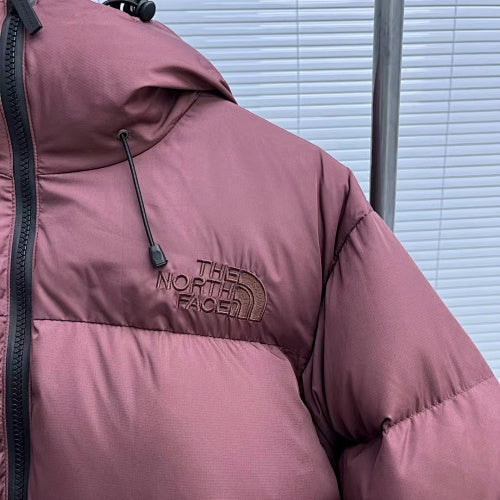 The North Face Dusty Mauve Hooded Quilted Puffer Jacket