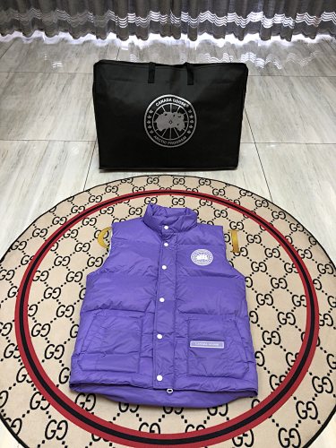 Canada Goose Purple Quilted Puffer Vest