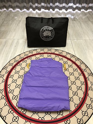 Canada Goose Purple Quilted Puffer Vest
