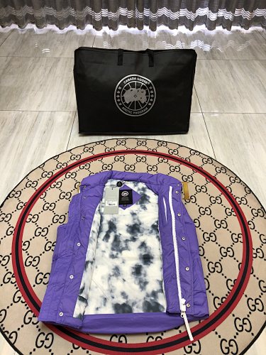 Canada Goose Purple Quilted Puffer Vest