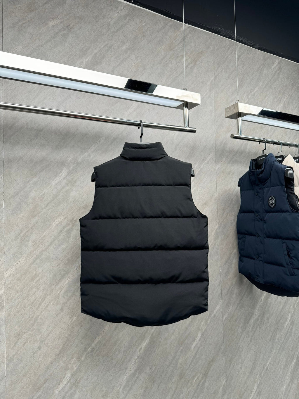 Canada Goose Black Quilted Stand Collar Puffer Vest