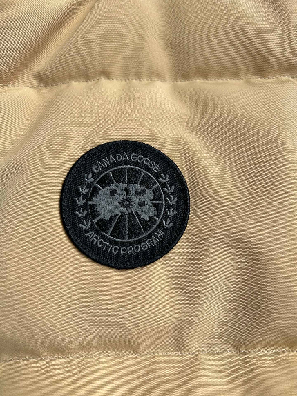 Canada Goose Sand Beige Quilted Puffer Vest
