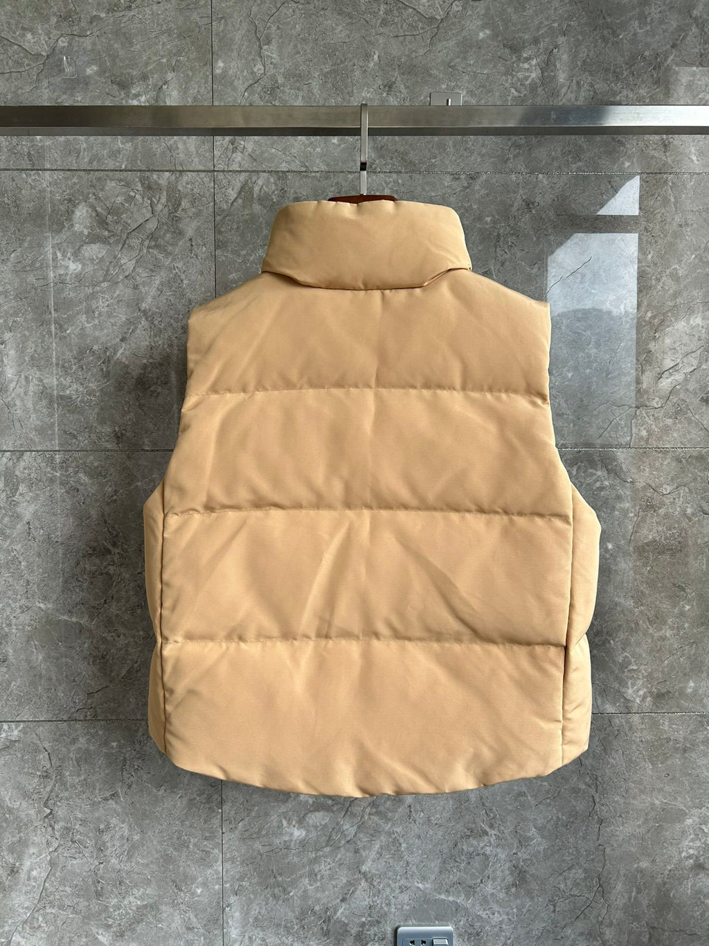 Canada Goose Sand Beige Quilted Puffer Vest