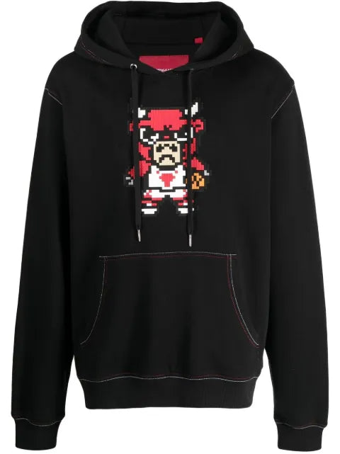 Mostly Heard Rarely Seen 8-Bit Chicago graphic-print hoodie