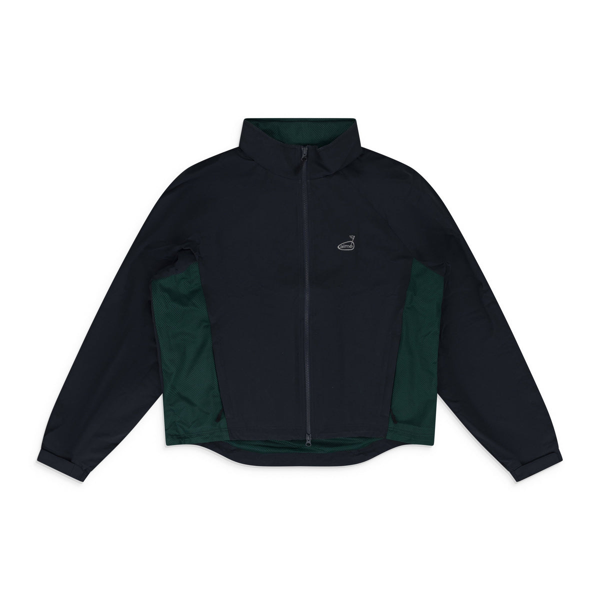 Black Golf Nylon Tips Jacket