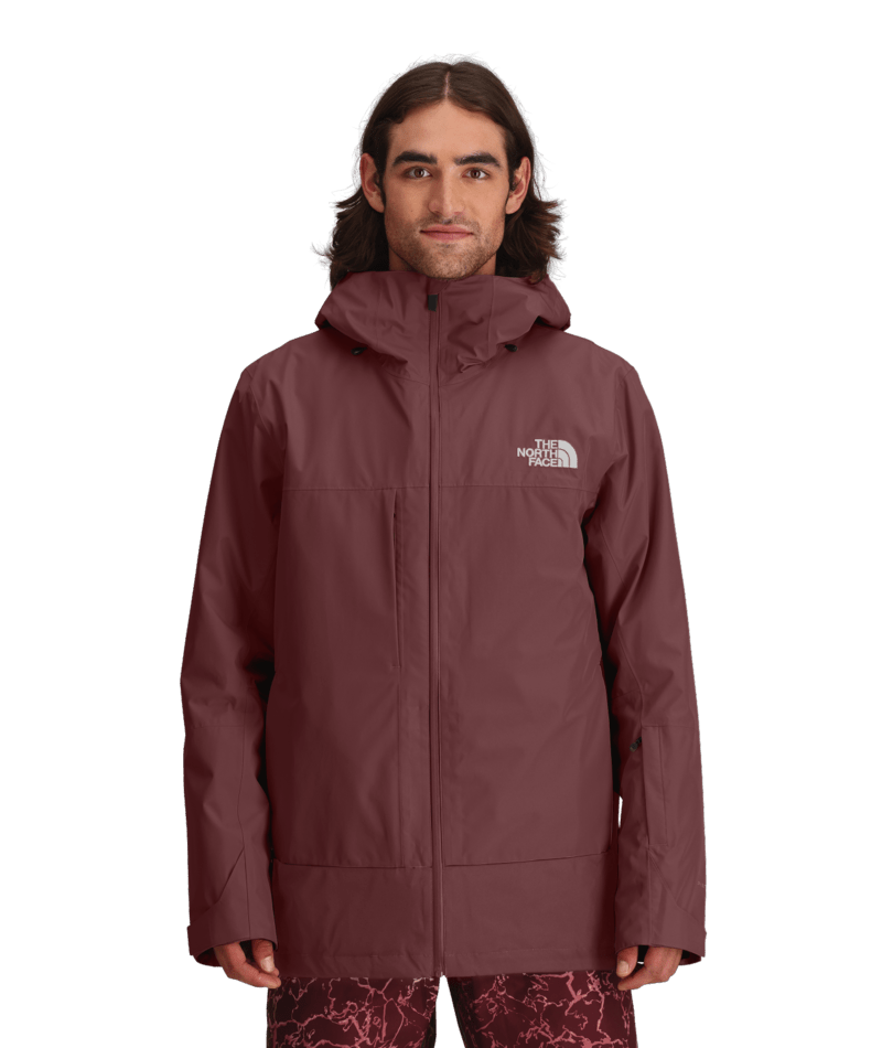 The North Face Dusty Burgundy Hooded Layered Jacket