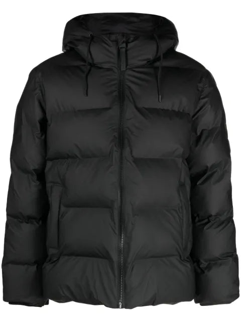 Rains Alta hooded quilted jacket