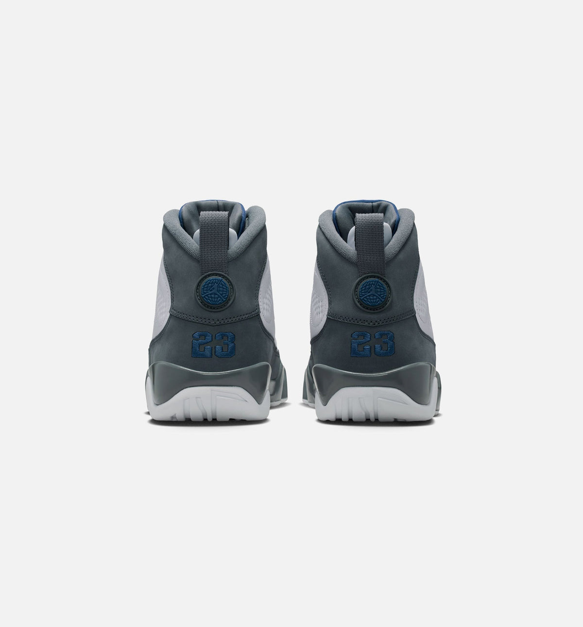 Air Jordan 9 Retro Flint Grey and French Blue – Men's Lifestyle Shoe in White/French Blue/Flint Grey