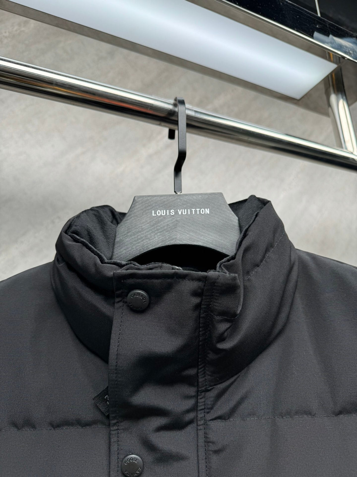 Canada Goose Black Quilted Stand Collar Puffer Vest