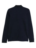BOSS mercerised-cotton polo shirt with two-tone structure