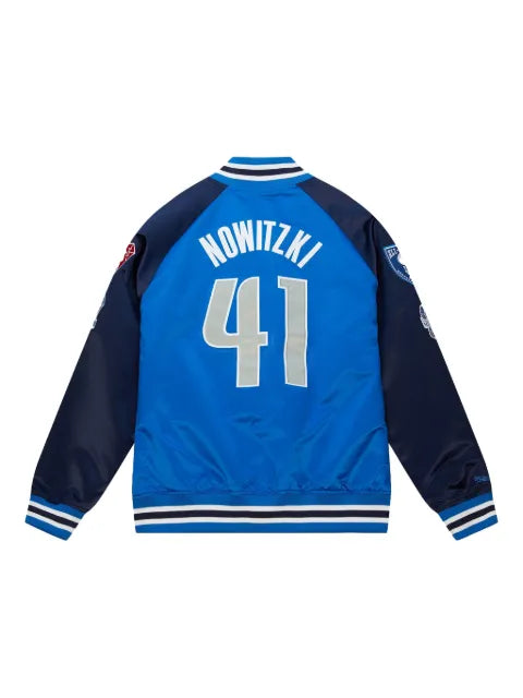 Mitchell & Ness Hall Of Fame Dallas Mavericks Dirk Nowitzki long-sleeve jacket