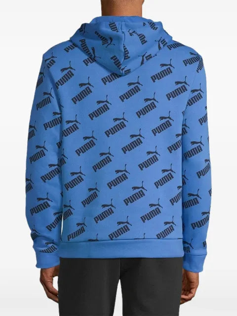 PUMA Amplified logo-print hoodie