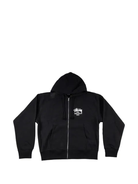 Stüssy logo-print hoodie
