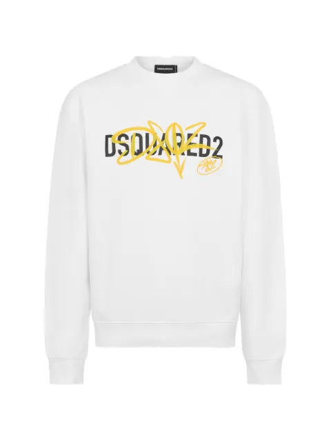 DSQUARED2 graffiti cool fit crewneck