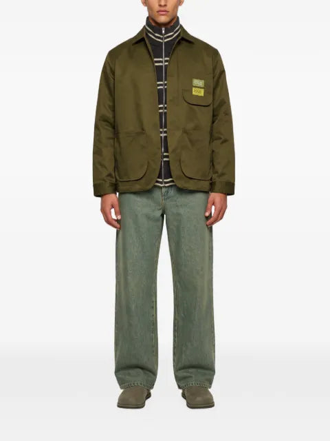 Song For The Mute long-sleeve logo-patch jacket