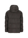 Stone Island compass-patch hooded jacket
