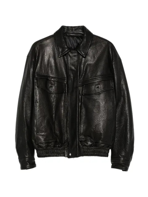 Salvatore Santoro grainy leather jacket