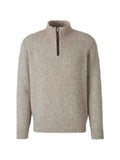 Fedeli quarter-zip ribbed-knit sweater