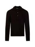Diana Studio button-fastening polo-collar sweater