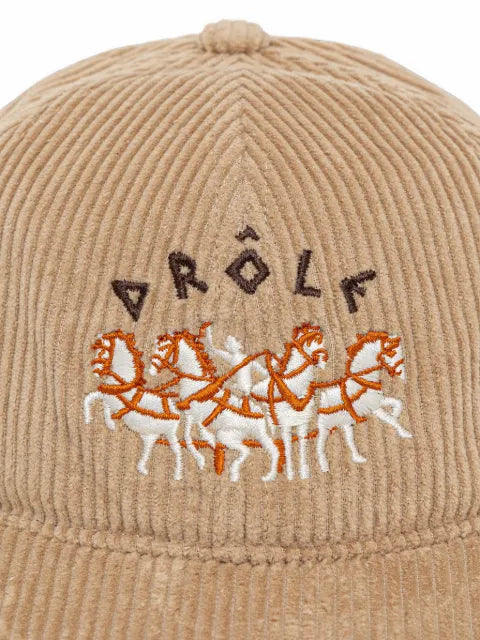 Drôle De Monsieur corduroy baseball cap