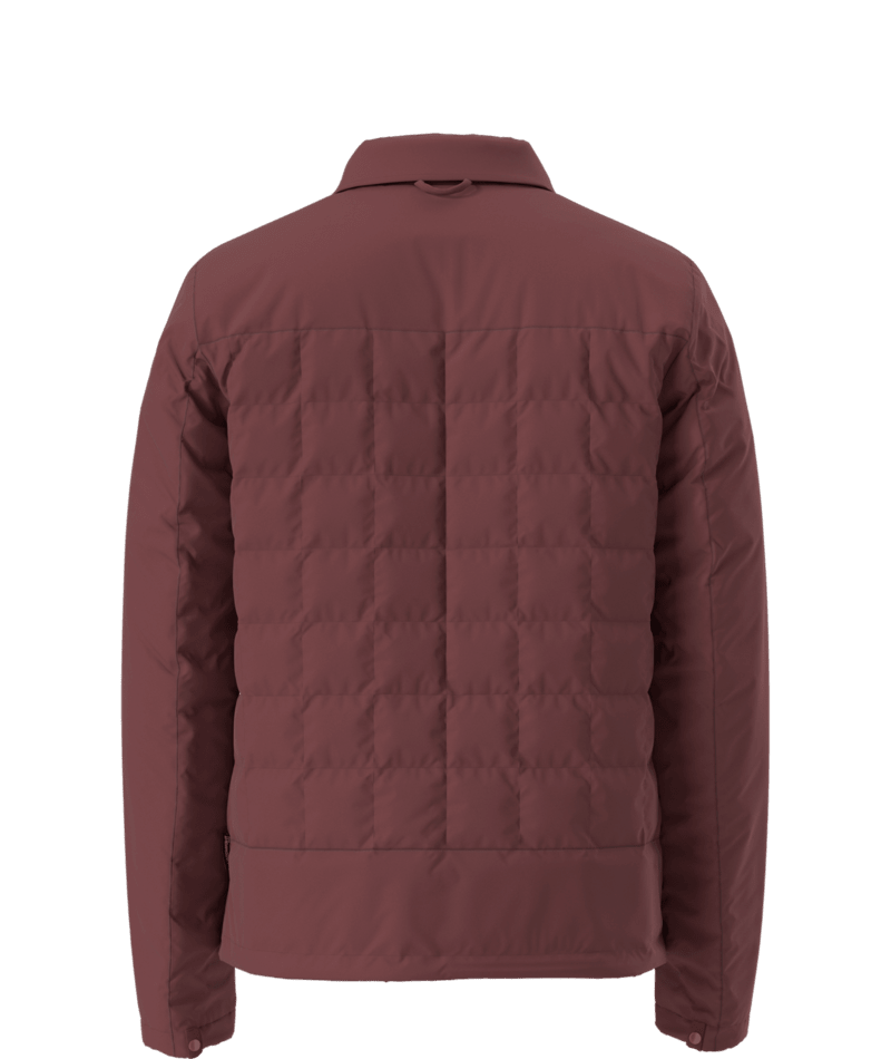The North Face Dusty Burgundy Hooded Layered Jacket