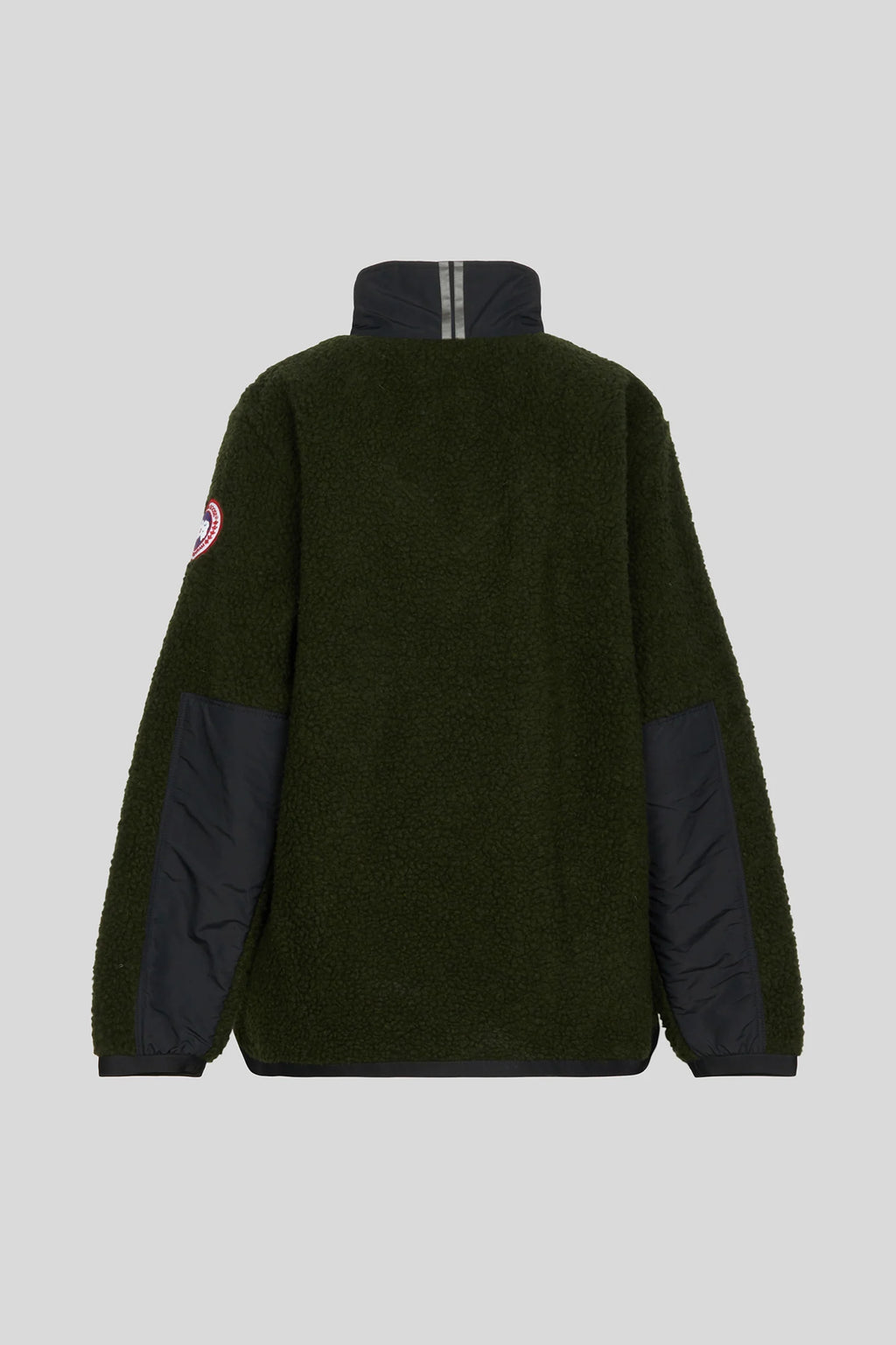 Canada Goose Dark Olive Green Half-Zip Fleece Pullover