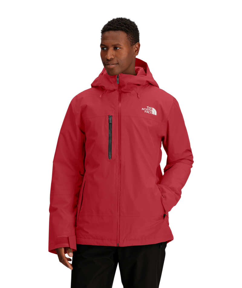 The North Face Coral Red Full-Zip Hooded Jacket
