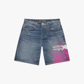 Sp5der HEAVY WEB DENIM SHORT