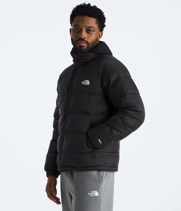 The North Face Black Stand Collar Quilted Puffer Jacket