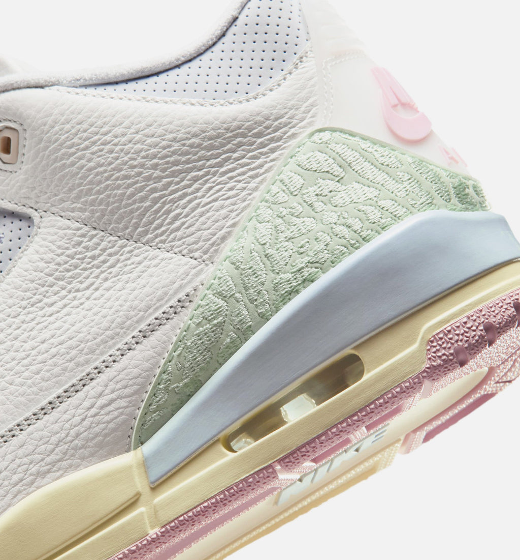 Air Jordan 3 Retro Sail and Jade Aura | Men's Lifestyle Shoe | Sail/Jade Aura/Aura/Iced Lilac