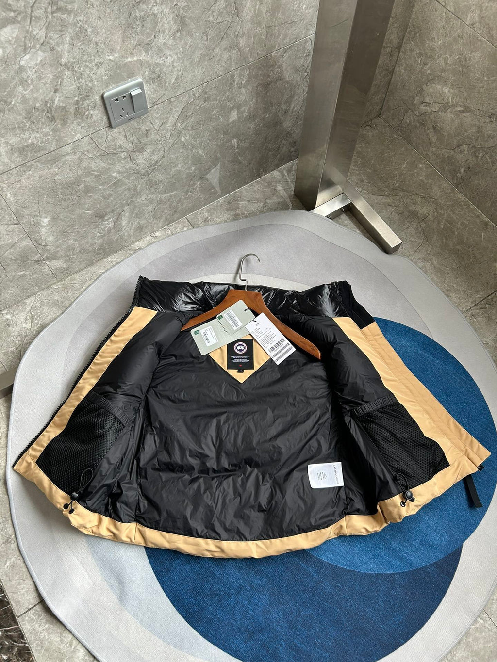 Canada Goose Sand Beige Quilted Puffer Vest