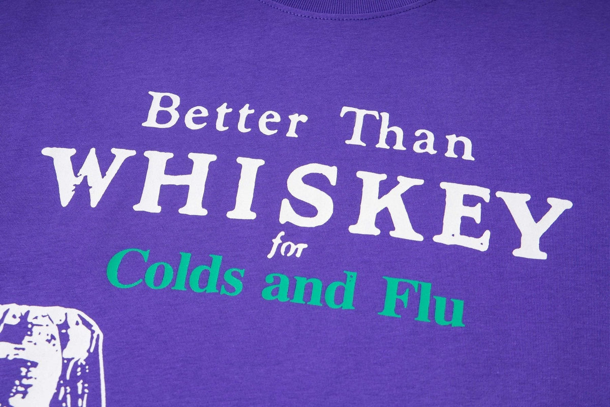 THAT'S A AWFUL LOT OF COUGH SYRUP Purple Front & Back Graphic T-Shirt