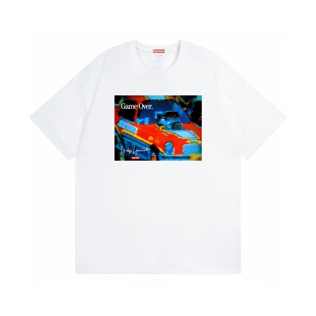 Supreme Game Over Car Graphic T-Shirt