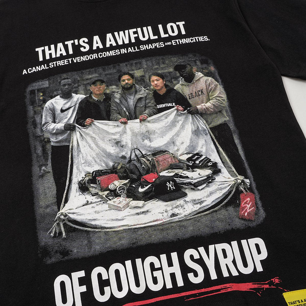 THAT'S A AWFUL LOT OF COUGH SYRUP Photo Graphic Short-Sleeve T-Shirt