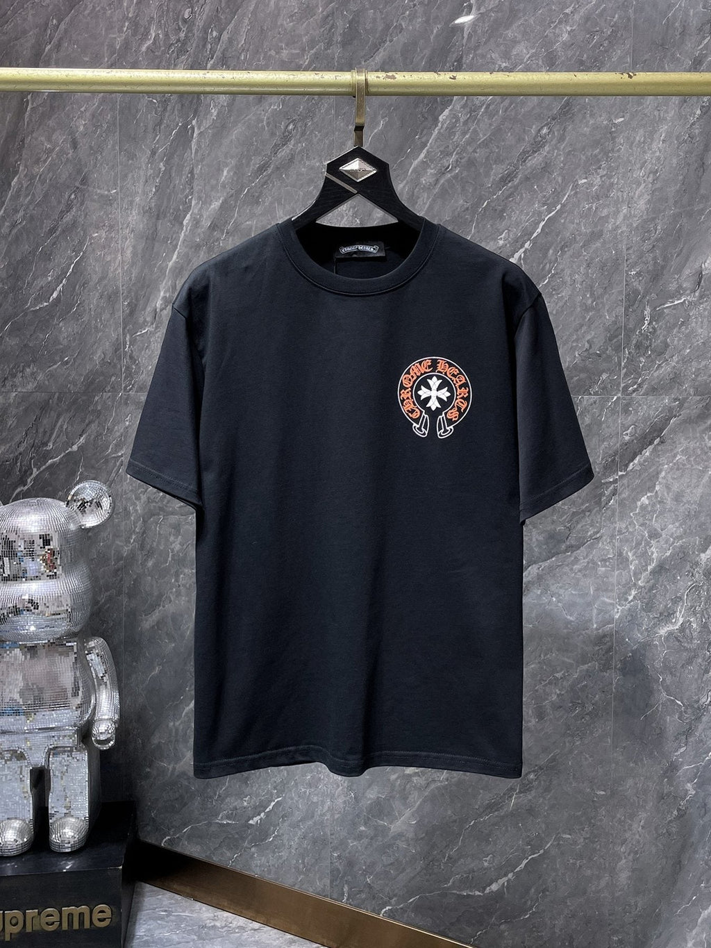 Chrome Hearts Splatter Horseshoe Graphic T-Shirt