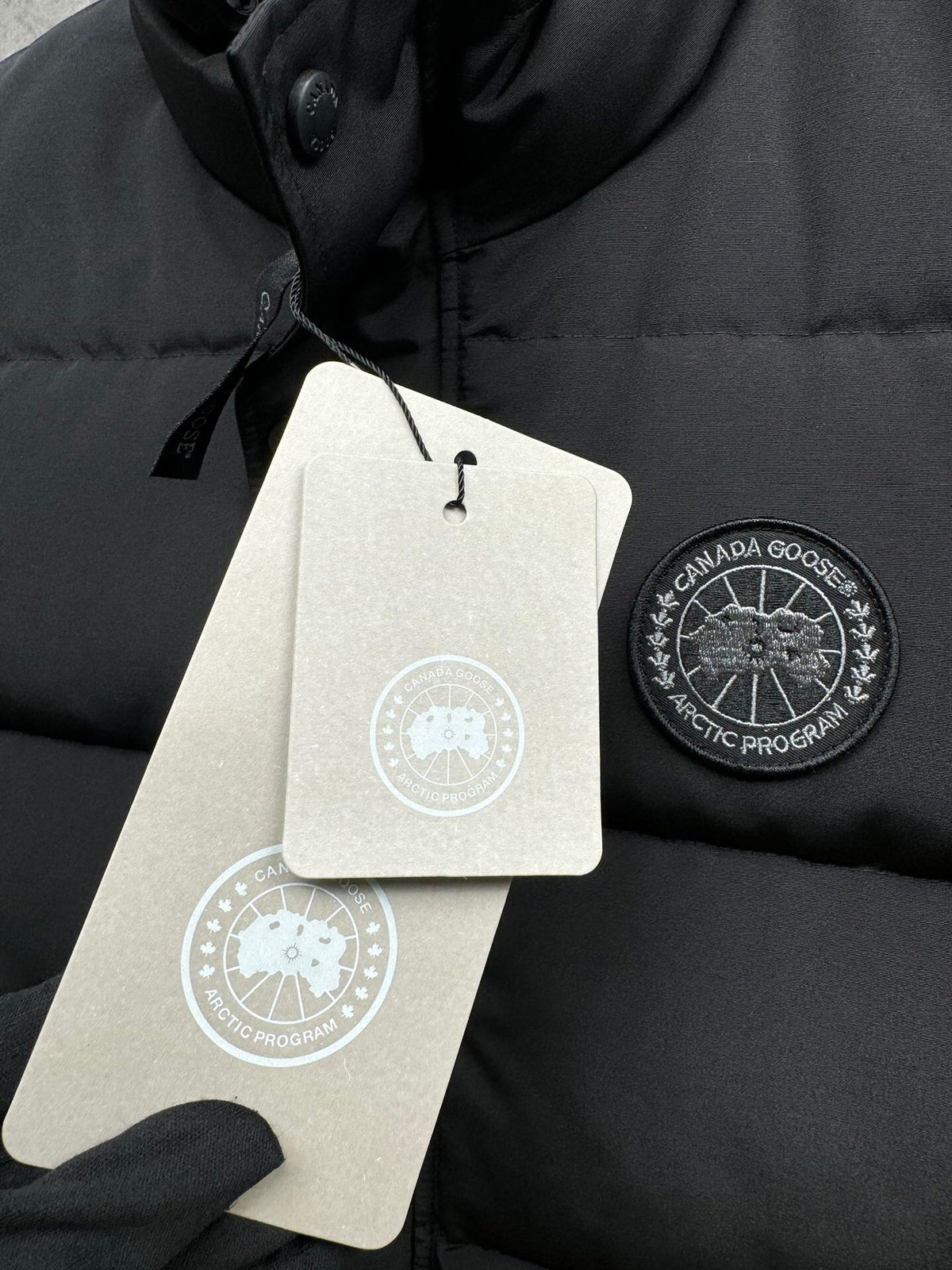 Canada Goose Black Quilted Stand Collar Puffer Vest
