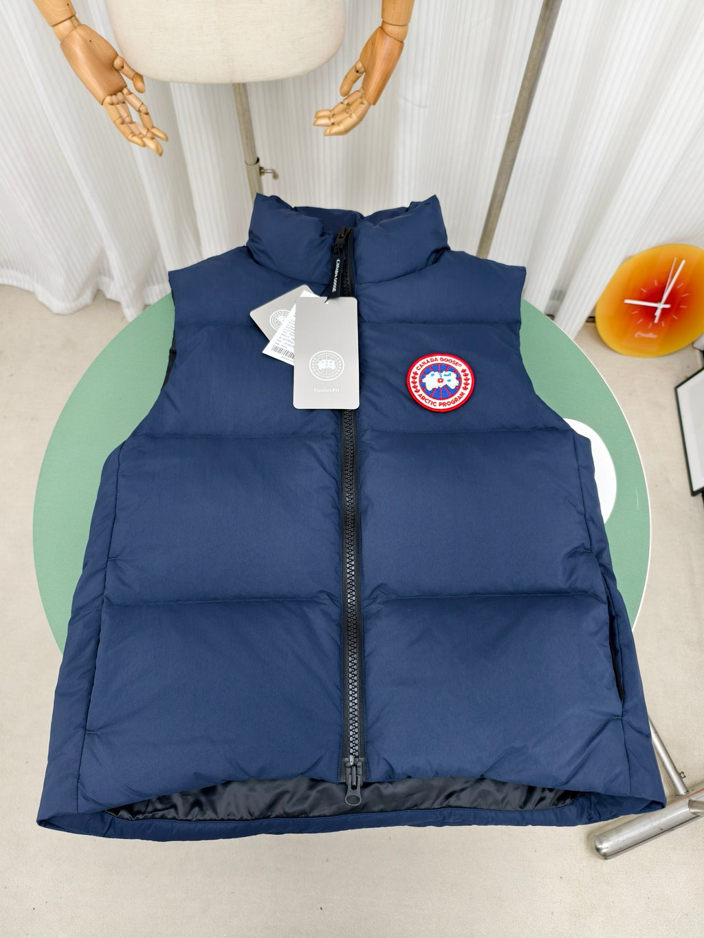 Canada Goose Navy Blue Quilted Puffer Vest