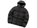 Moncler Black Logo Hood Quilted Puffer Jacket