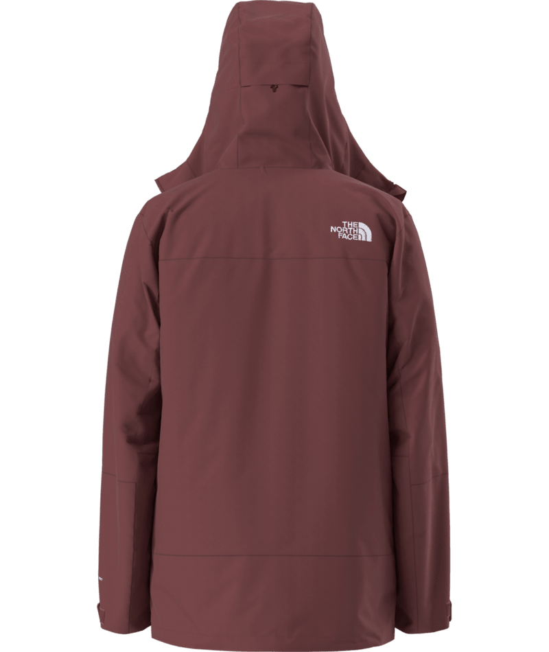 The North Face Dusty Burgundy Hooded Layered Jacket